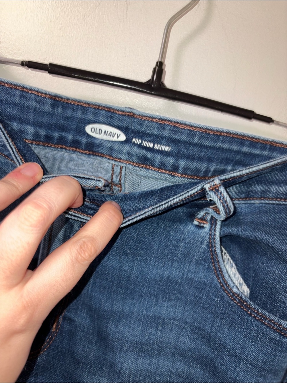 Old Navy Pop Icon Skinny Jeans Women’s Size 16 Faded Look - Picture 3 of 5